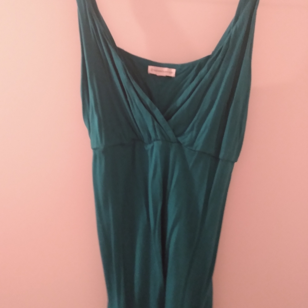 Blue beach tank top